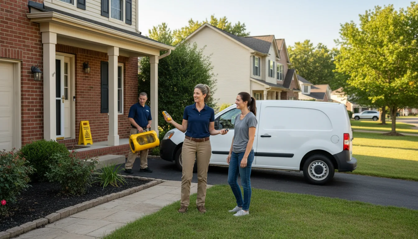 Water restoration image for Home Water Damage Repair in Sumner, TX